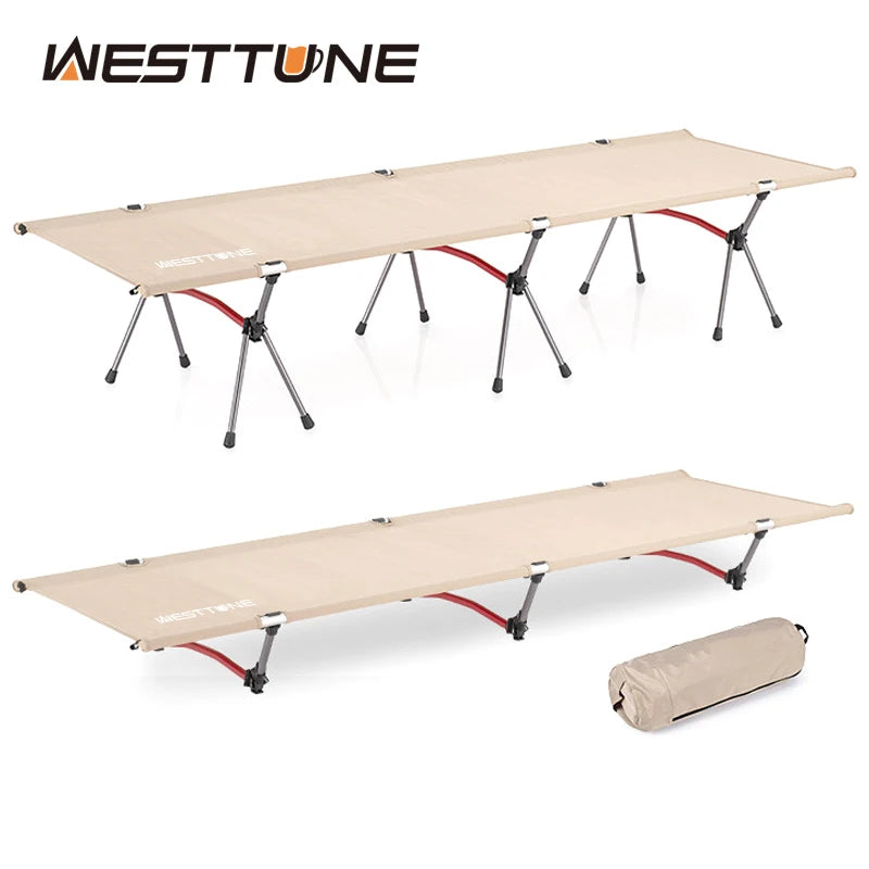 WESTTUNE Ultralight Camping Cot With Leg Extenders