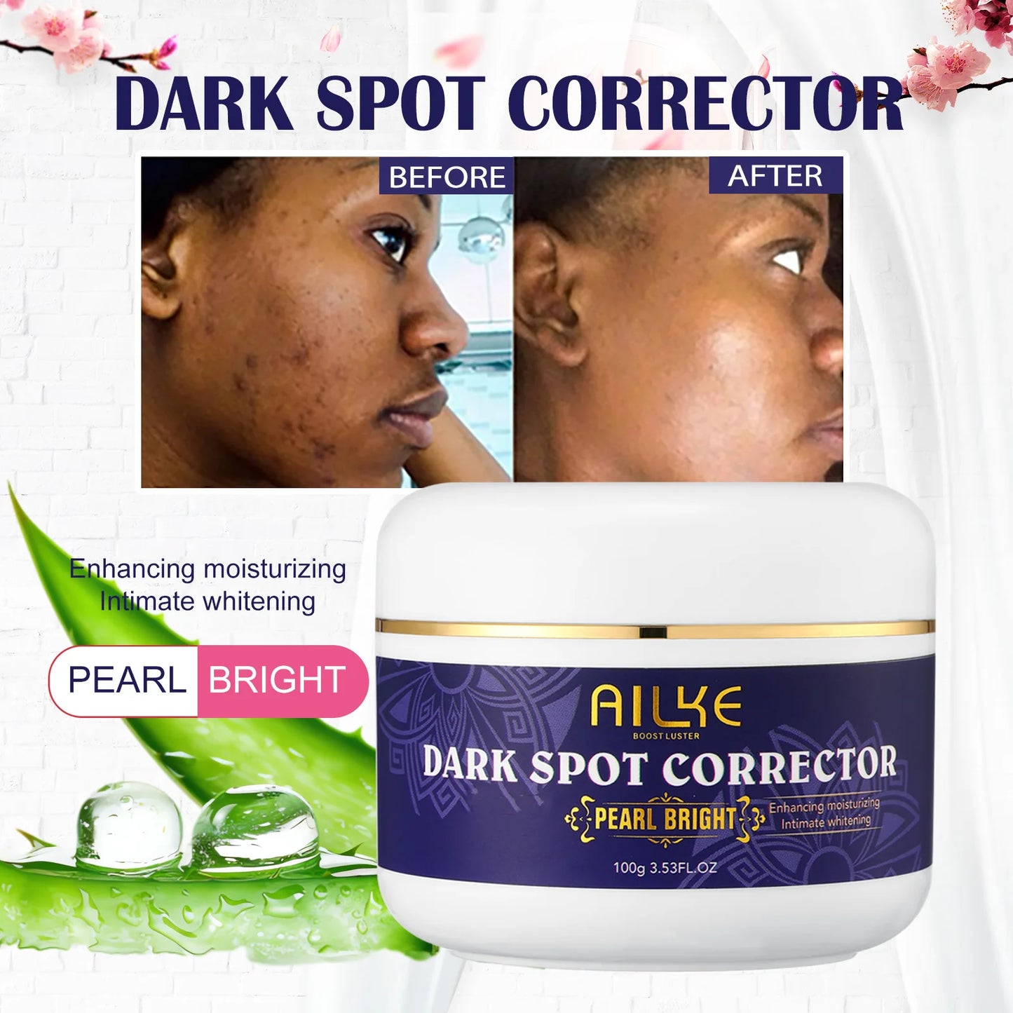 AILKE Glutathione Whitening Serum For Uneven Skin Tone