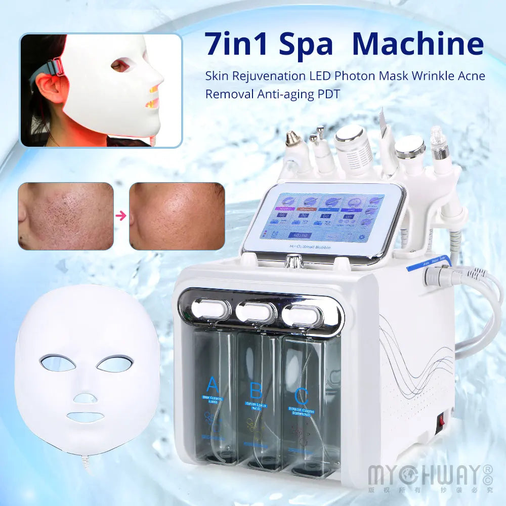 Mychway 7in1 Hydra Water Facial Cleaner Aqua Peel Machine