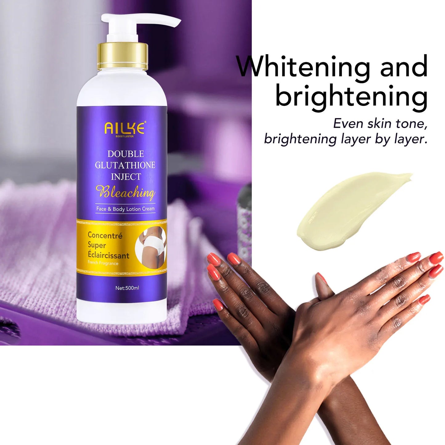 AILKE Glutathione Whitening Serum For Uneven Skin Tone