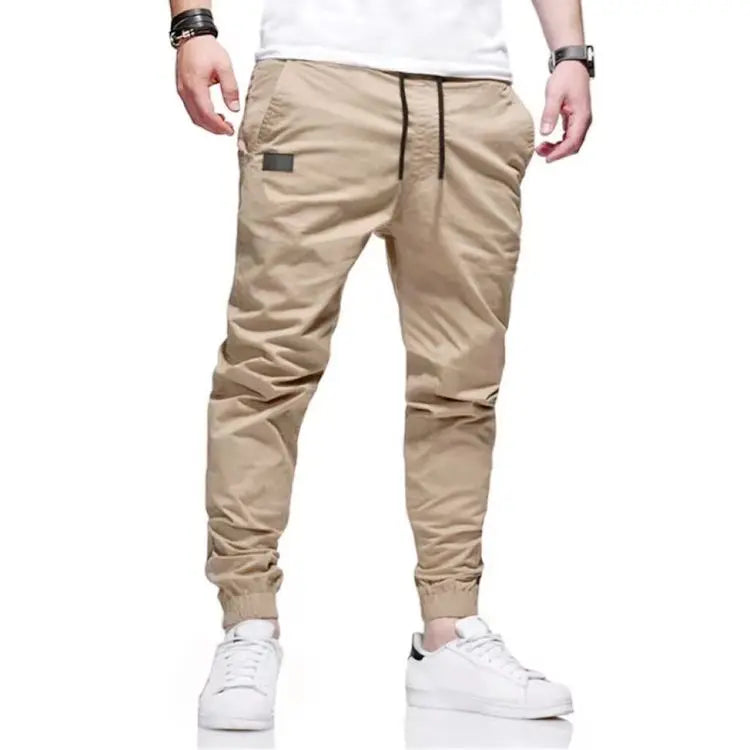 Men's Casual Sports Pants, Male Sweatpants, Jogger Cargo Harem, Pencil Trousers, Multi-pocket Sweatwear, New