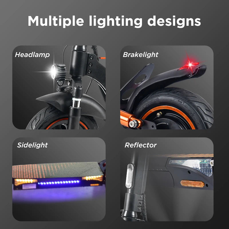 WILDSTRIDE T4PRO Electric Scooter 900W Peak Motor Range 28-33 Miles