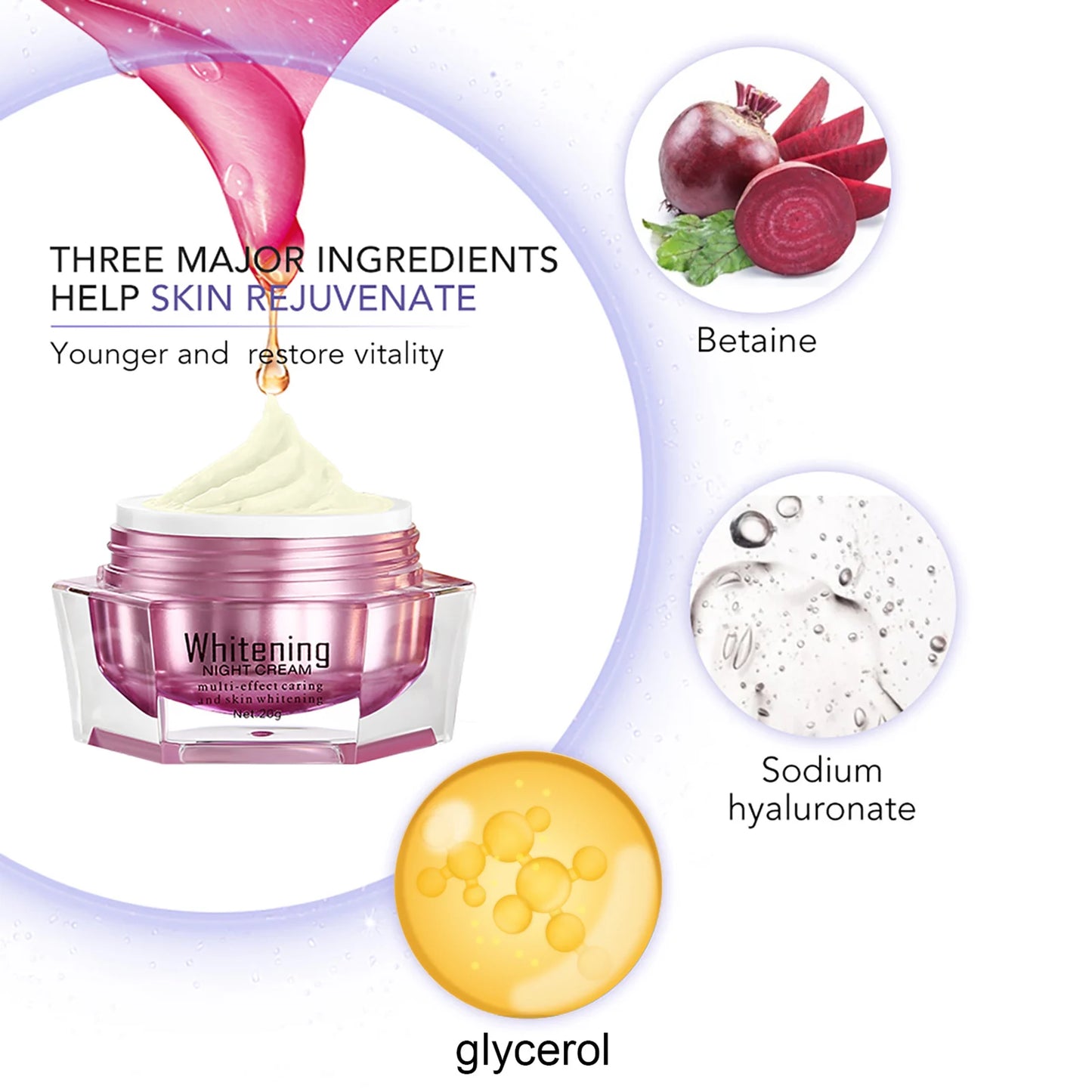 AILKE Whitening Anti Wrinkle Cream With Collagen And Hyaluronic Acid
