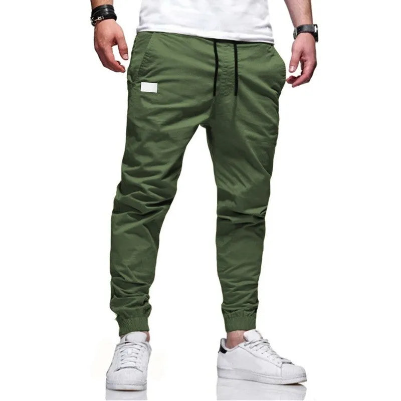 Men's Casual Sports Pants, Male Sweatpants, Jogger Cargo Harem, Pencil Trousers, Multi-pocket Sweatwear, New