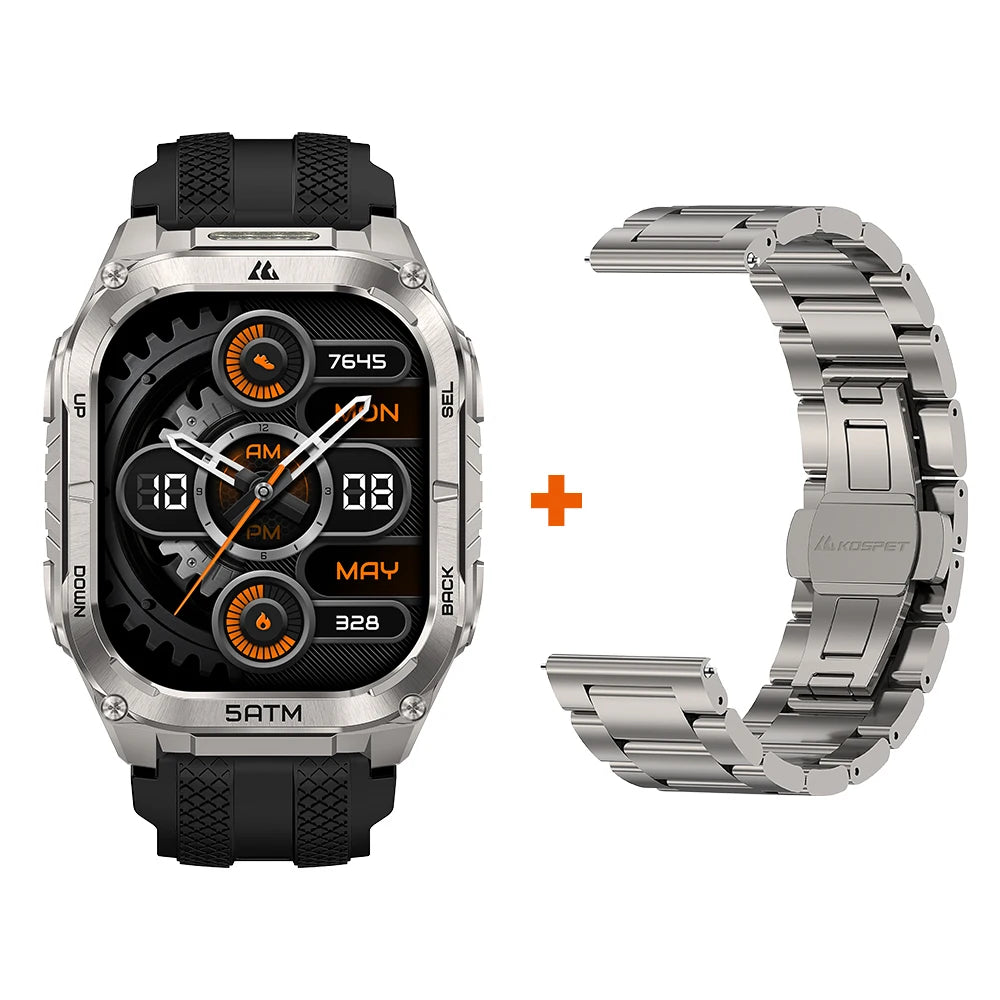 Kospet Tank M4C MilitaryGrade Rugged Smartwatch With GPS Flashlight
