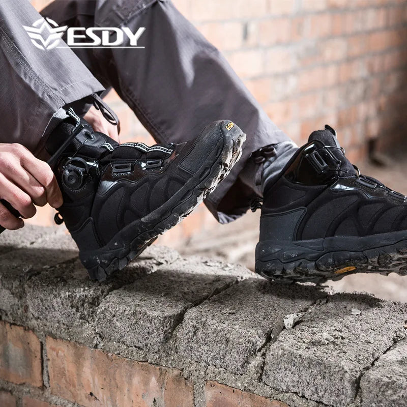 KOLINLOVCN Men Waterproof Hiking Boots For Outdoor Adventure