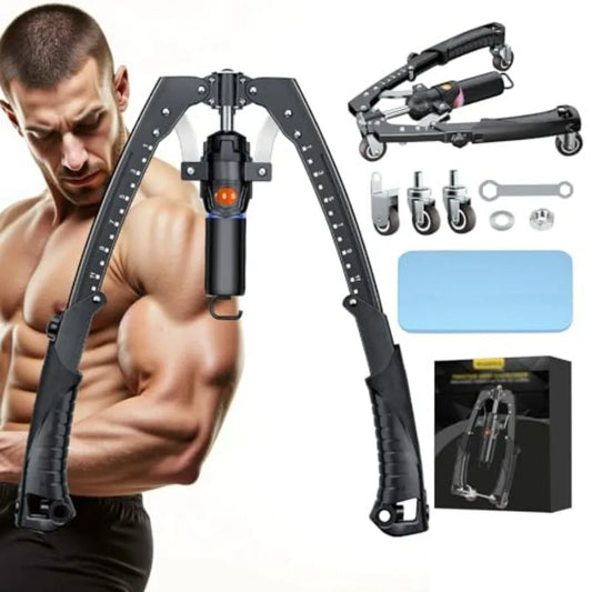 Twister Arm Trainer 3 In 1 Hydraulic Chest Workout Equipment Ab Roller Wheels
