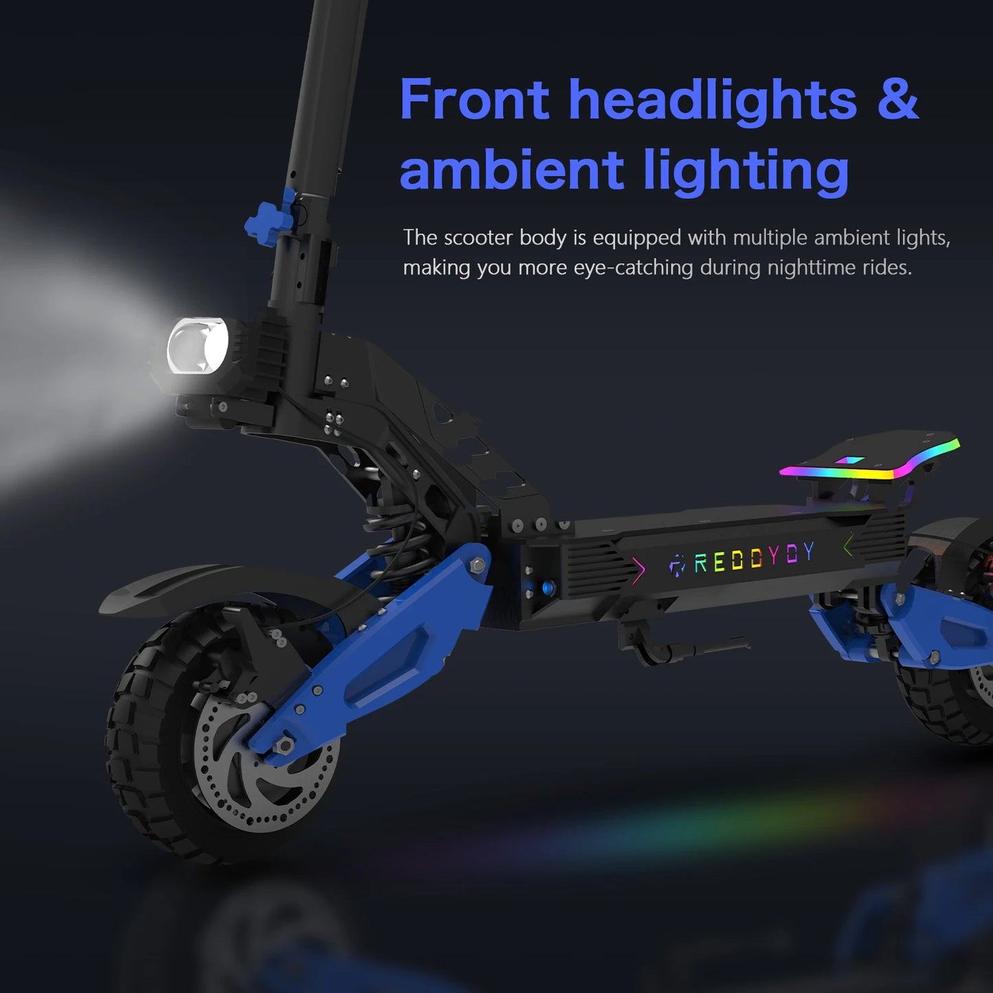 ReddyDy Electric Offroad Scooter 5000W Dual Motor 55 Mile Range