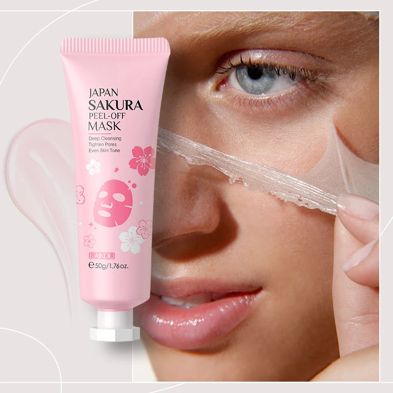 LAIKOU Japan Sakura Skincare Set Moisturizing Anti Aging Facial Kit Gift