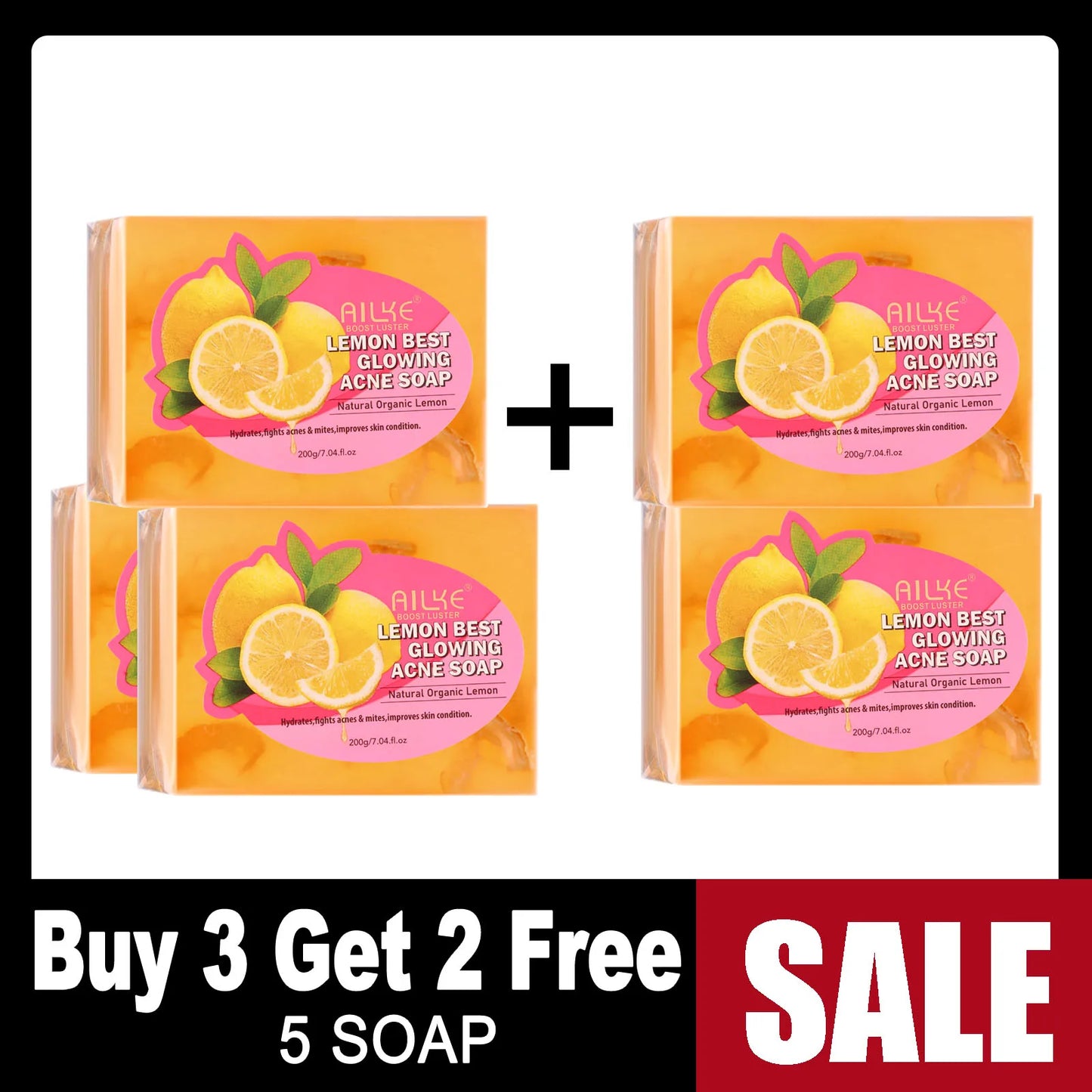 AILKE Natural Skin Brightening Set Acne Stains Moisturizing