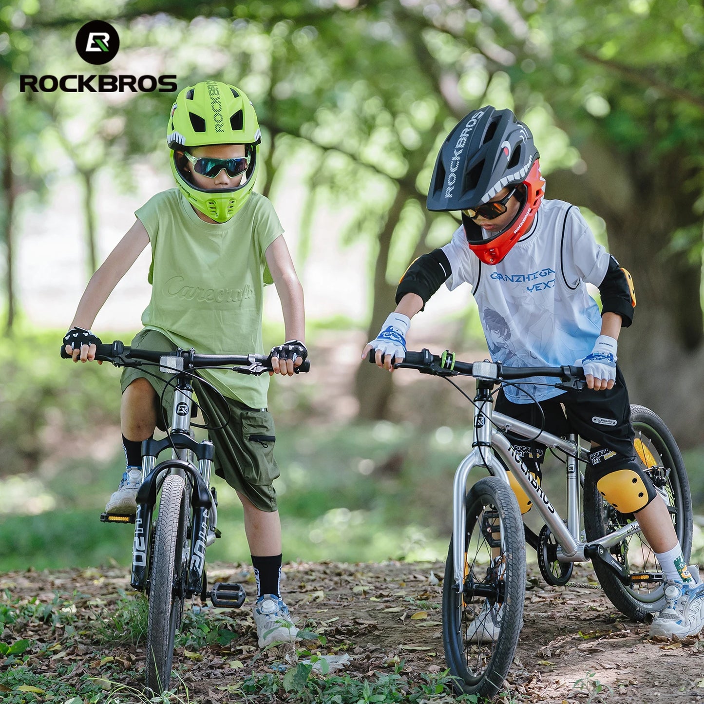 ROCKBROS Child Cycling Helmet With Detachable Full Face