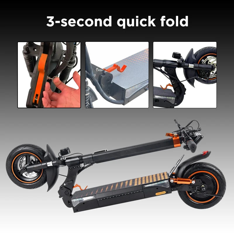 WILDSTRIDE T4PRO Electric Scooter 900W Peak Motor Range 28-33 Miles