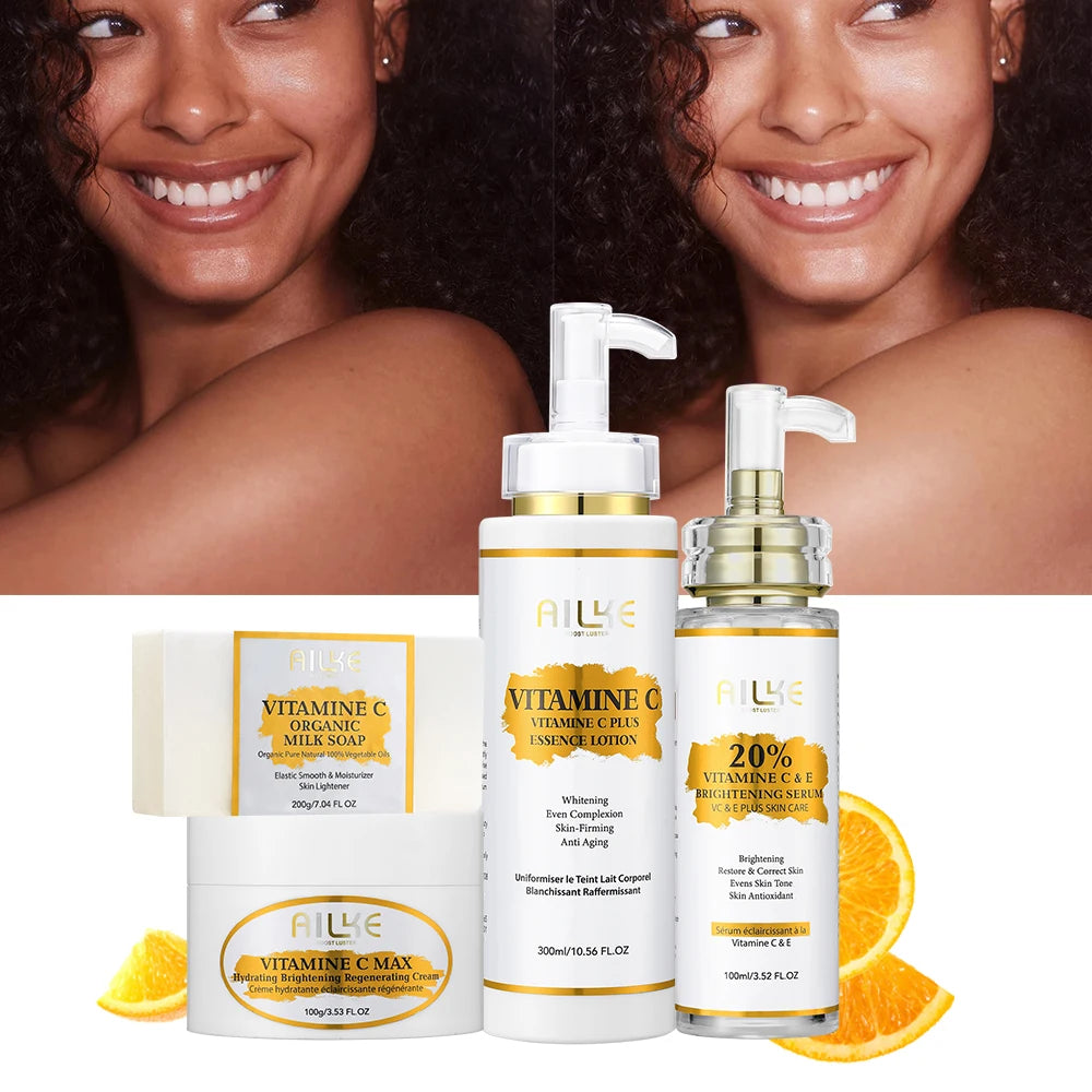 AILKE Vitamin C Skin Care Set With Brightening Soap