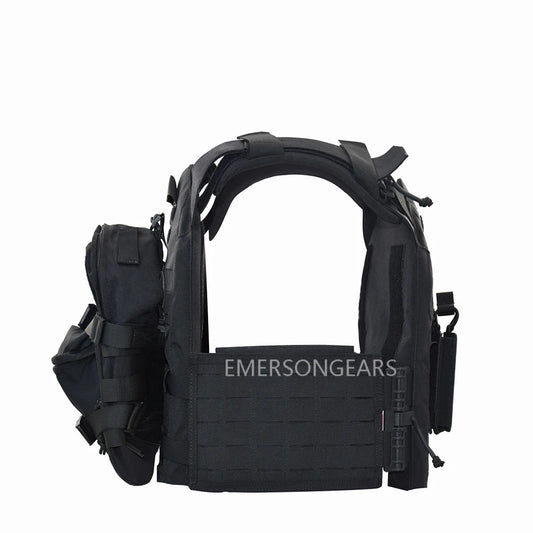 1000 D Nylon Quick Release adjustable laser cutting vest with Hydration Backpack and triple magazine pouch Tatcial combat set