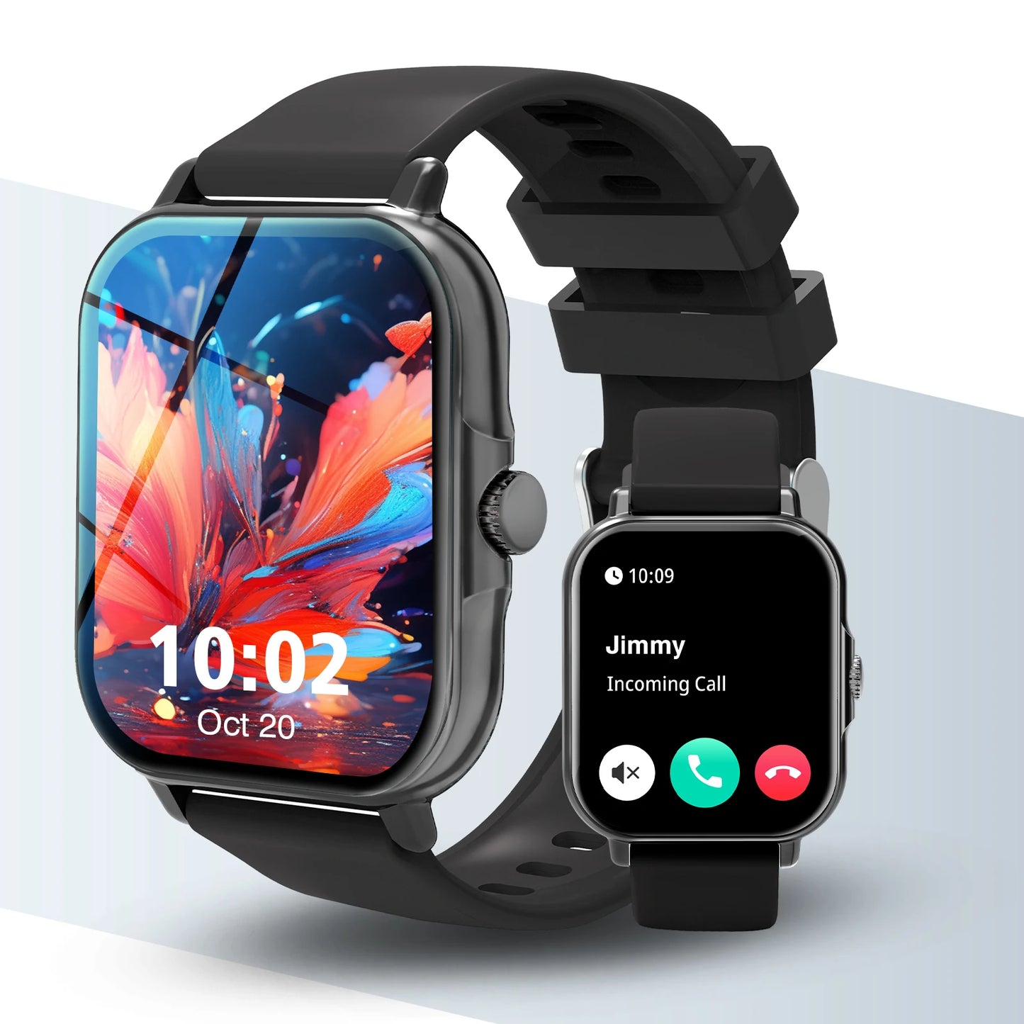 Odelettevcy Smart Watch With Wireless Calling And Weather Forecast