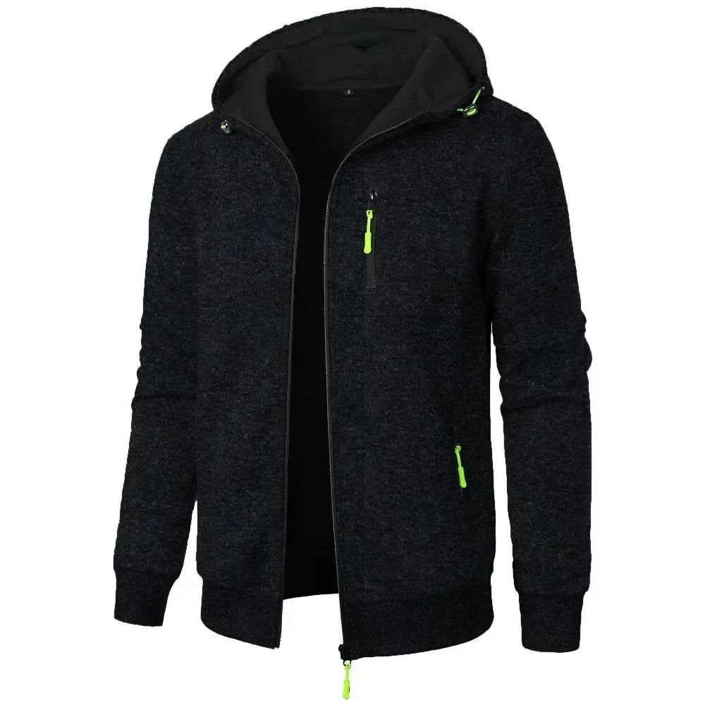 Men's Casual Sweatshirts Hooded Sweatshirt Slim Fit Sportswear Autumn Jacket for Men Tracksuit Streetwear Jackets 2029