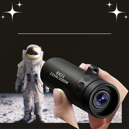 8x Compact Monocular Telescope For Travel And Bird Watching