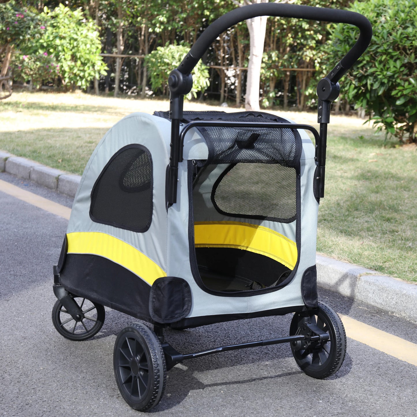 Portable Outdoor Pet Travel Stroller for Small Dogs and Cats