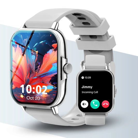 Odelettevcy Smart Watch With Wireless Calling And Weather Forecast