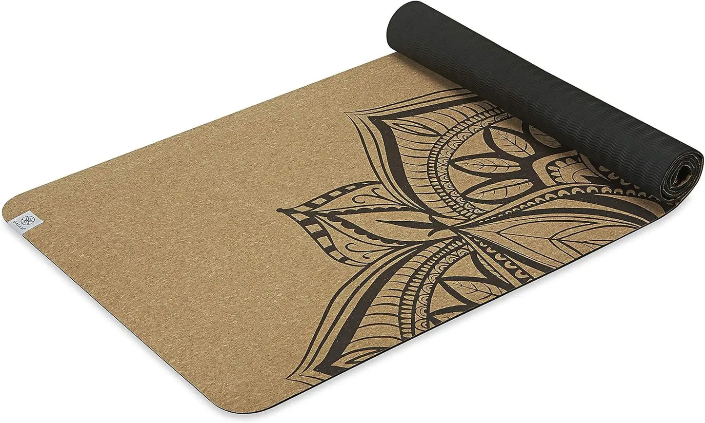 Natural Cork Yoga Mat With Non Slip TPE Backing Sweat Resistant