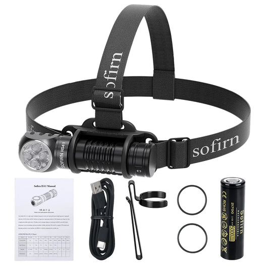 Sofirn HS41 Headlamp 4000 Lumen USB C Rechargeable SST20