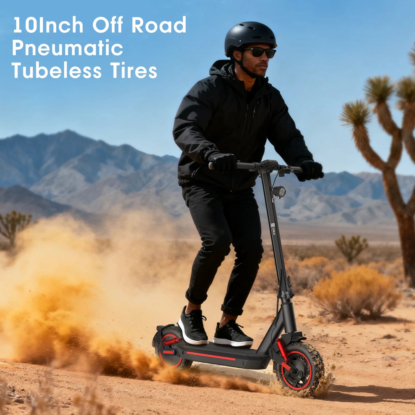 Electric Scooter 1000W 48V Off Road Dual Suspension Long Range