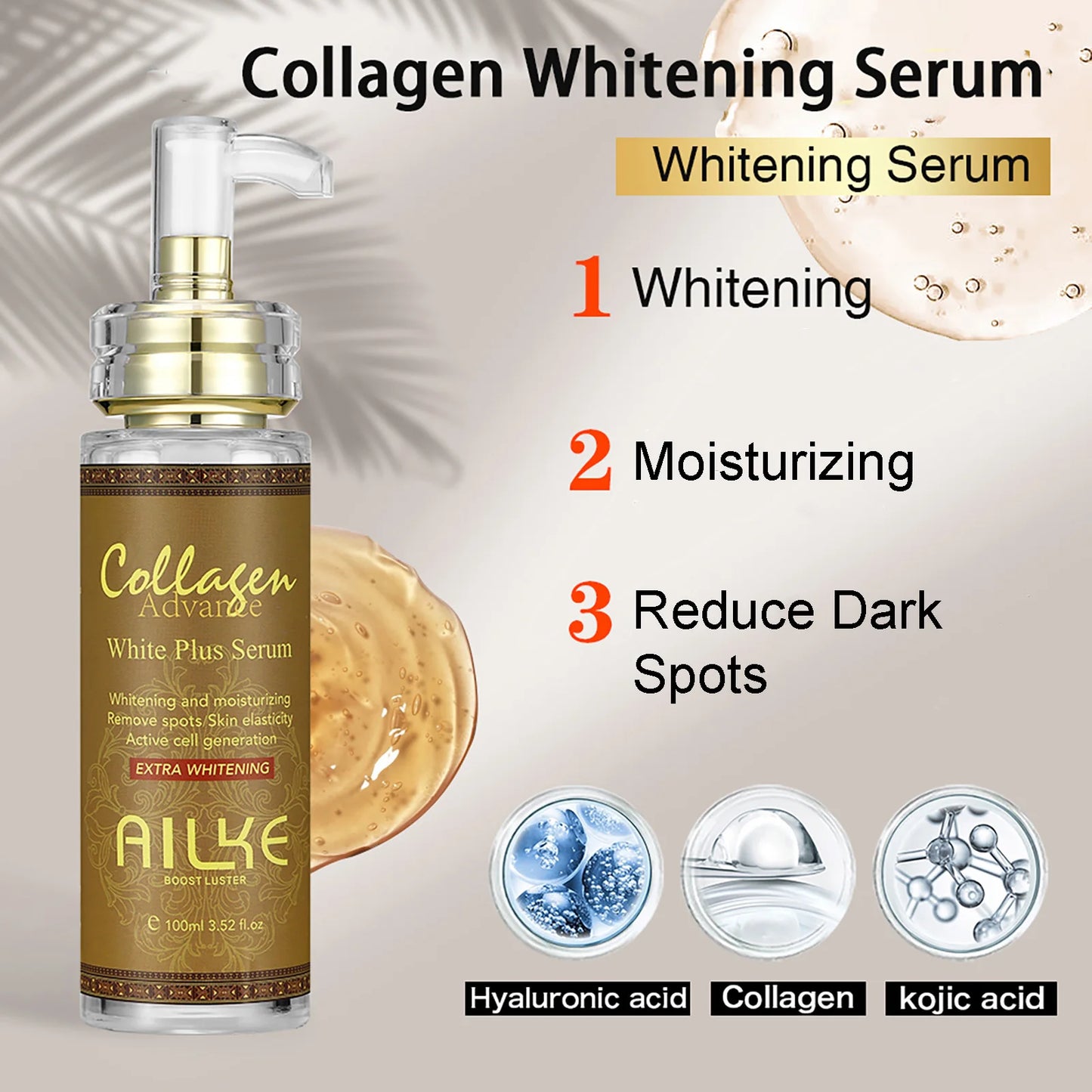 AILKE Hydrating Brightening Serum For Dark Spots And Wrinkles