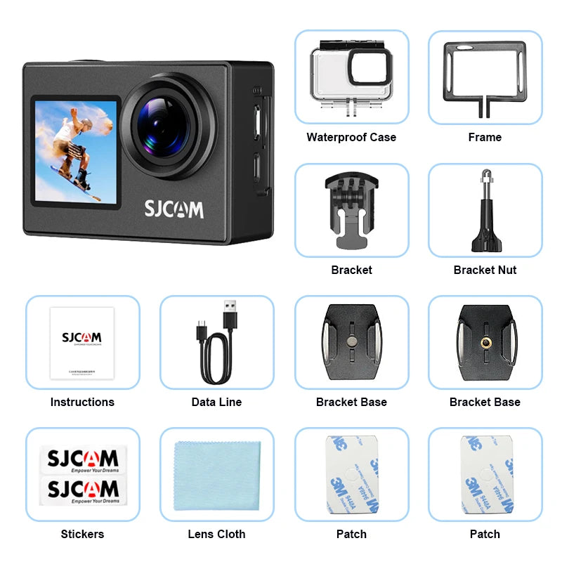 SJCAM SJ4000 Dual Screen 4K Action Camera With WiFi