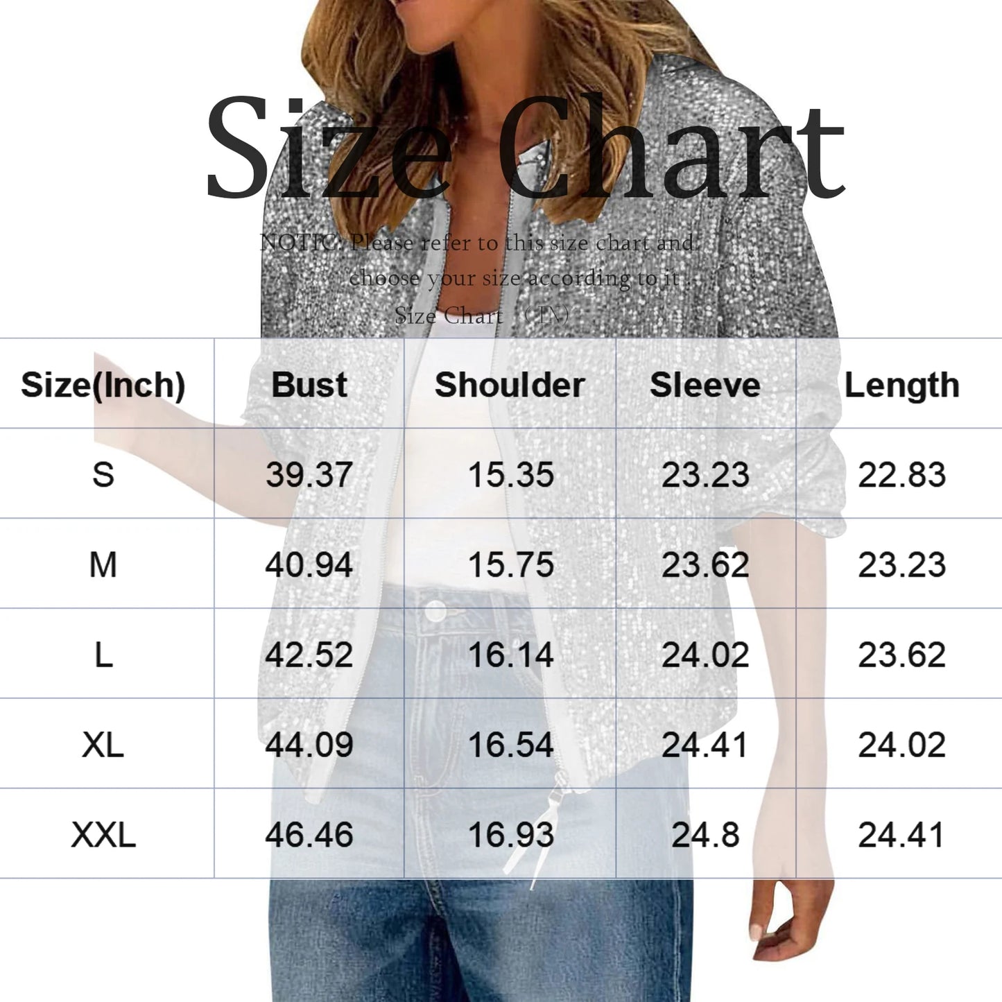 Sequin Jacket For Women Sparkly Long Sleeve Casual Outerwear