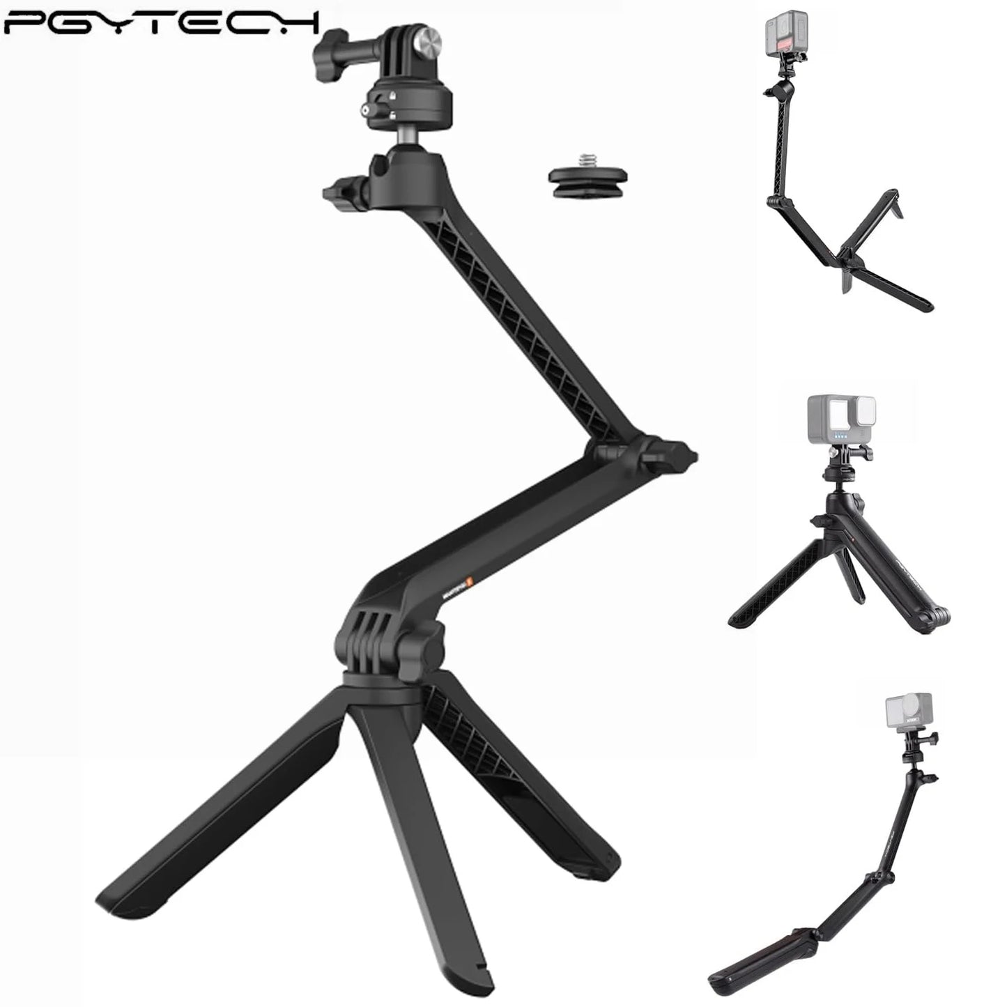 PGYTECH Mantispod Z Hand Grip For GoPro Hero 12 11 Insta360 DJI Osmo Action