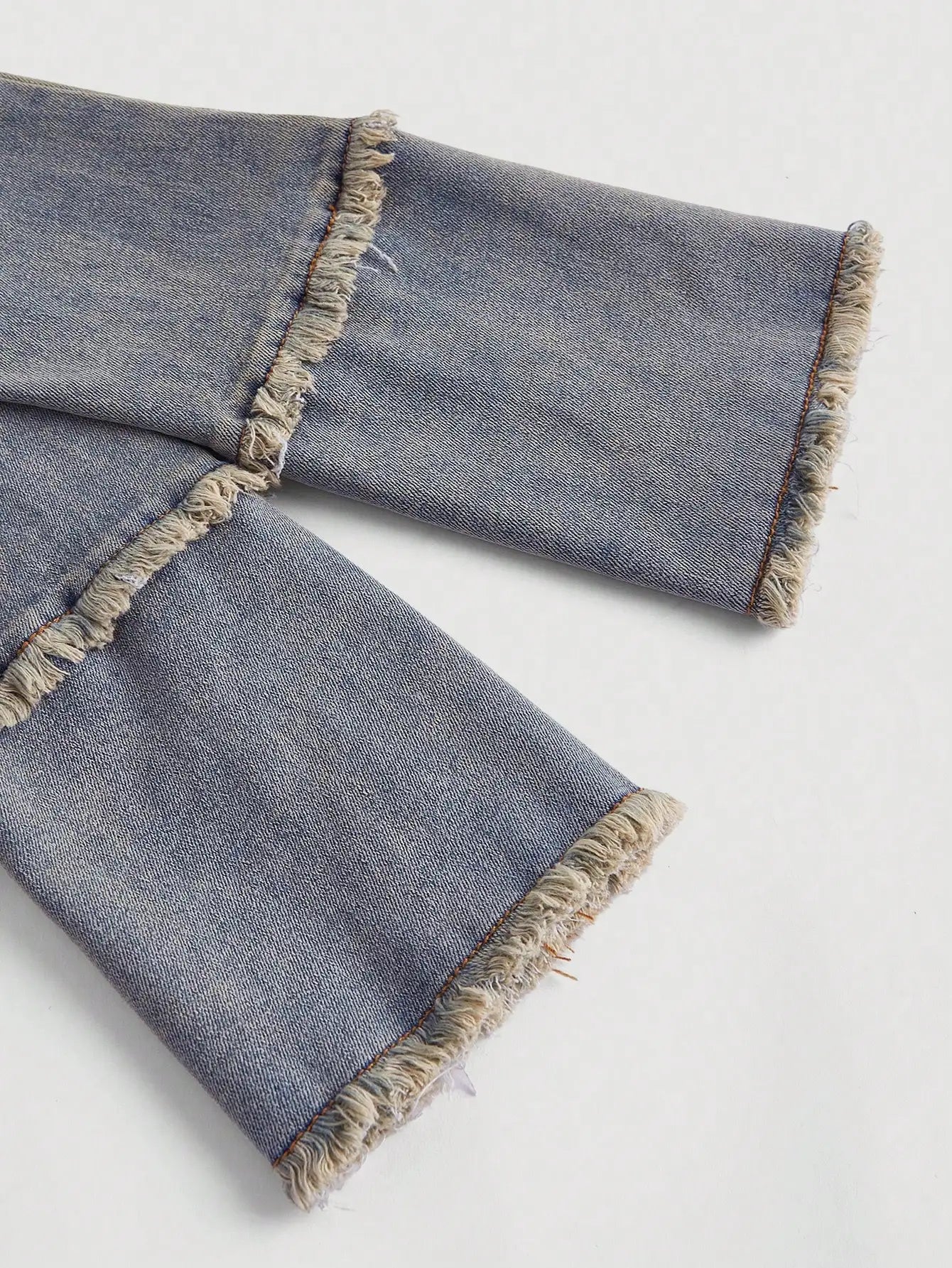 Women's Casual Frayed Denim Jacket For Spring Autumn