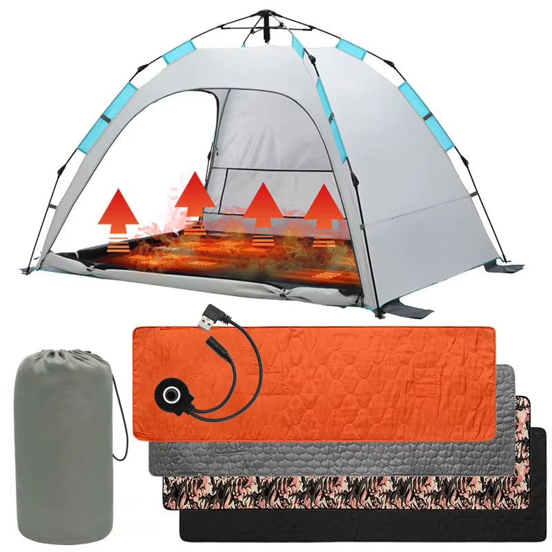 NONECN USB Heating Sleeping Mat for Outdoor Camping