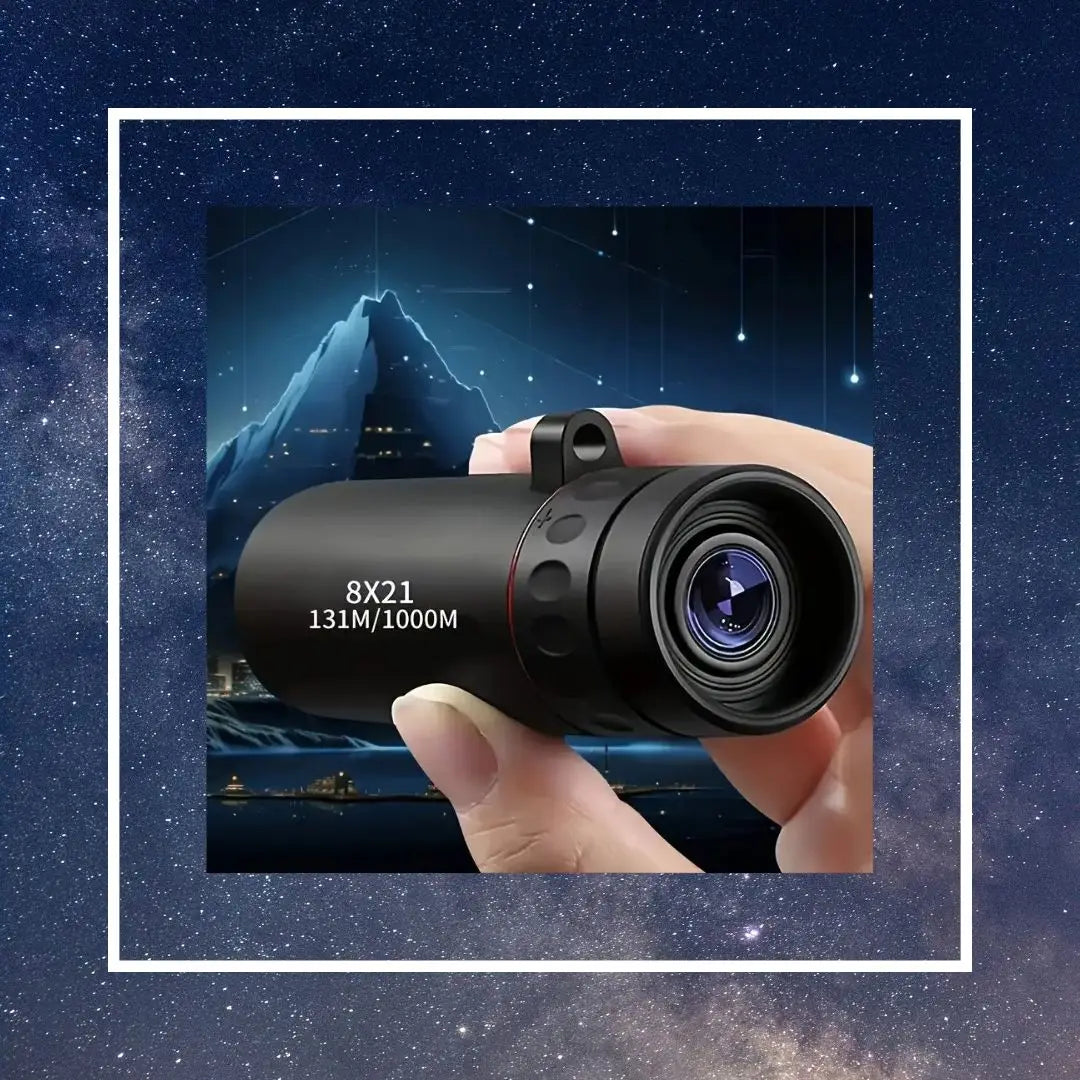 8x Compact Monocular Telescope For Travel And Bird Watching