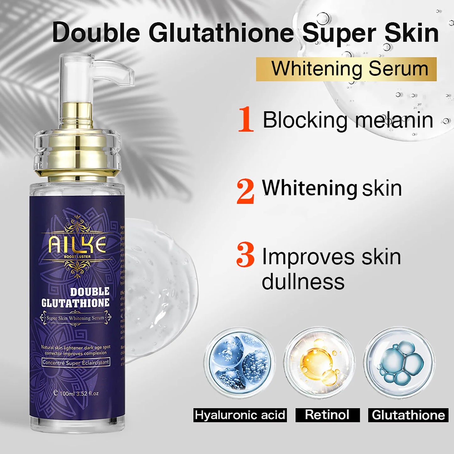 AILKE Hydrating Brightening Serum For Dark Spots And Wrinkles