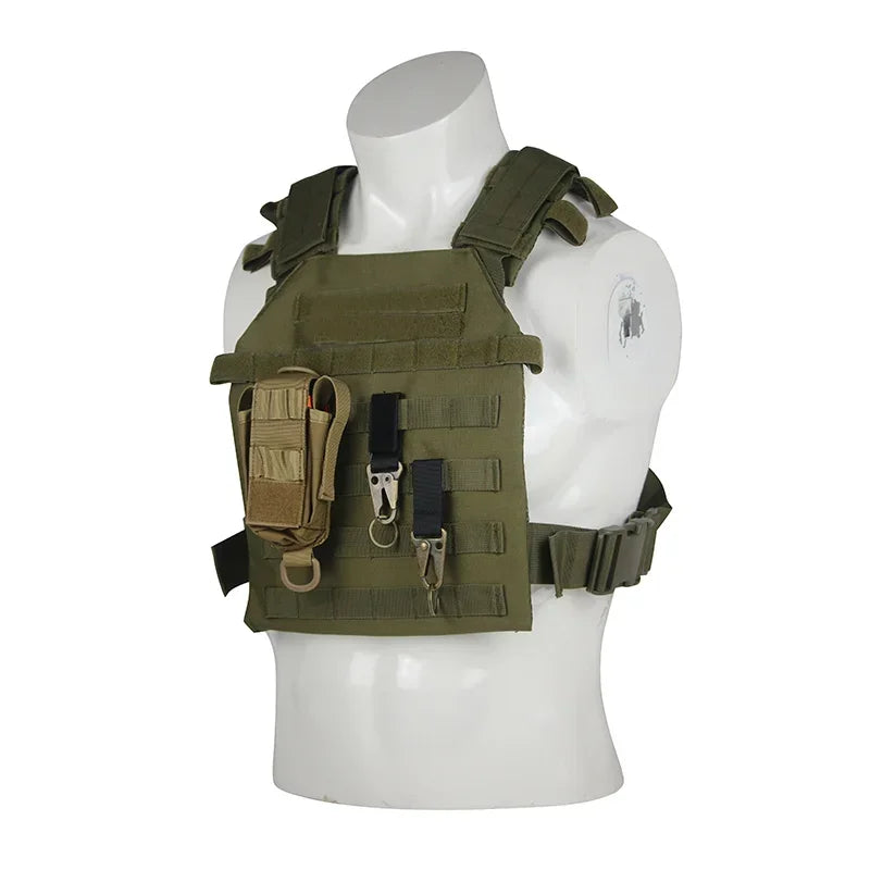 NONECN Military Tactical Vest Molle Plate Carrier Outdoor Training Gear