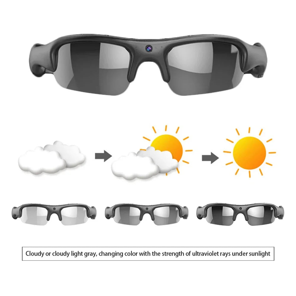 ALLOYSEED Wireless WiFi Camera Smart Glasses With Audio