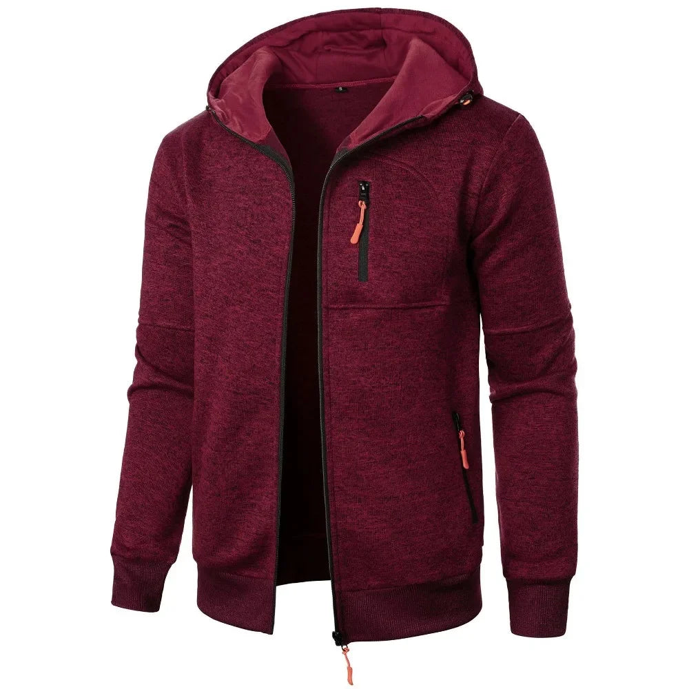 Men's Casual Sweatshirts Hooded Sweatshirt Slim Fit Sportswear Autumn Jacket for Men Tracksuit Streetwear Jackets 2029