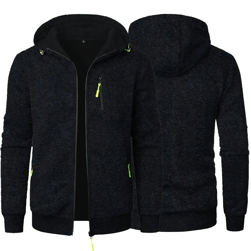 Men's Casual Sweatshirts Hooded Sweatshirt Slim Fit Sportswear Autumn Jacket for Men Tracksuit Streetwear Jackets 2029
