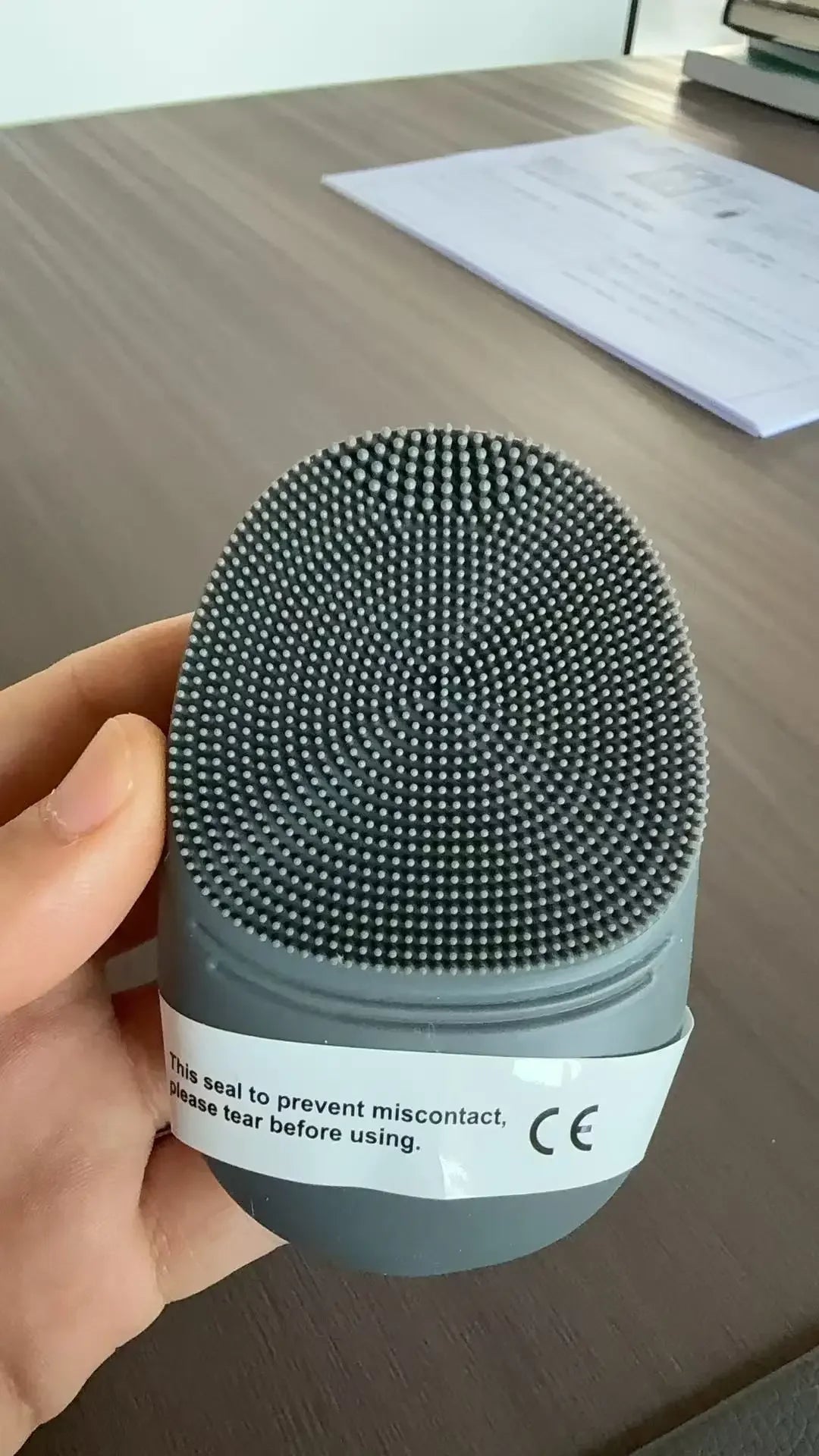 Silicone Facial Cleansing Brush Sonic Vibration Deep Clean