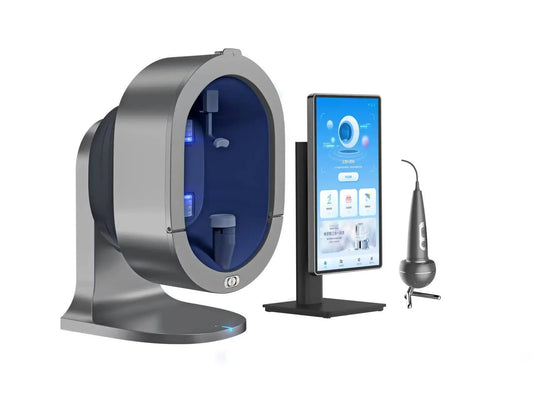 EMSZERO 3D Facial Skin Analyzer Machine With AI 21.5 Inch 8 Light Spectrum