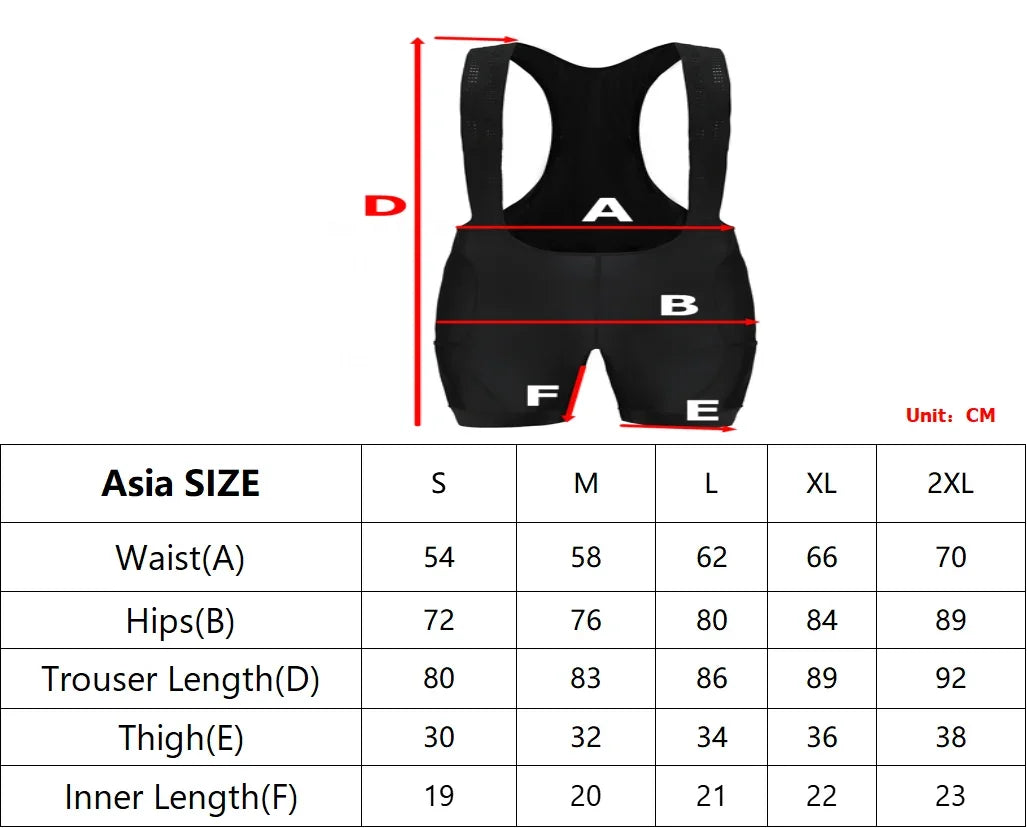 Womens Cycling Bib Shorts 3/4 P202113