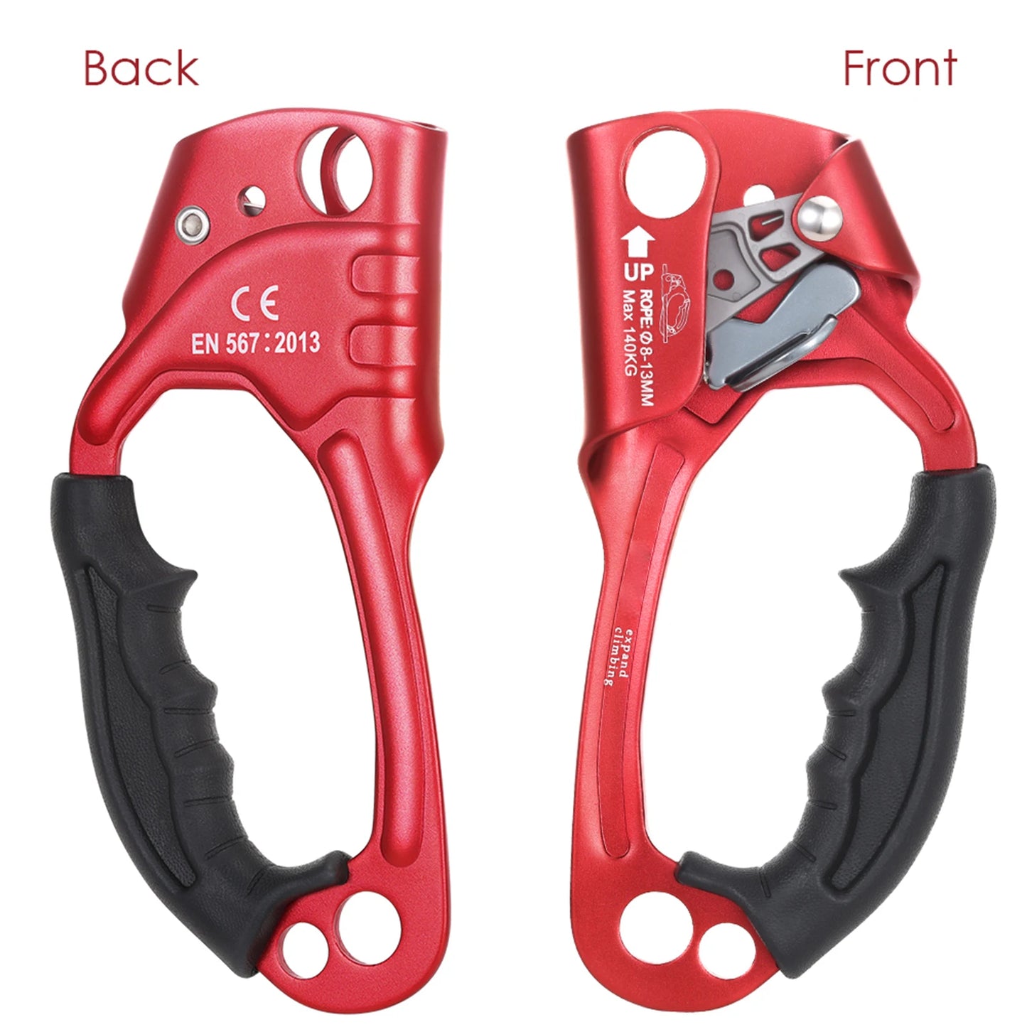 Aluminum Magnesium Alloy Hand Ascender For Rock Climbing And Caving