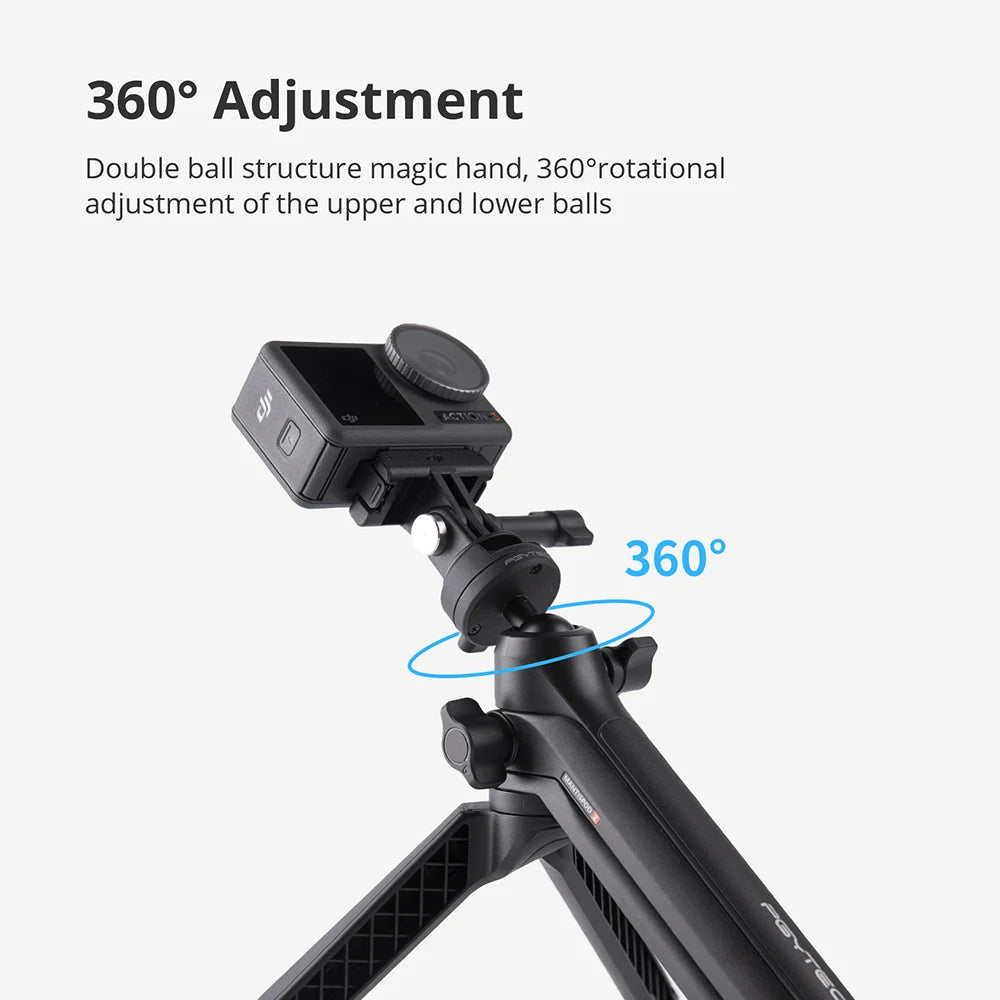 PGYTECH Mantispod Z Hand Grip For GoPro Hero 12 11 Insta360 DJI Osmo Action
