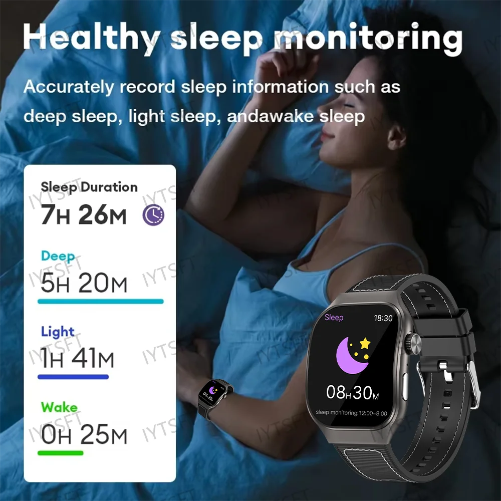 LAXASFIT Curved Screen Smartwatch Bluetooth Calling Customizable Watch Faces