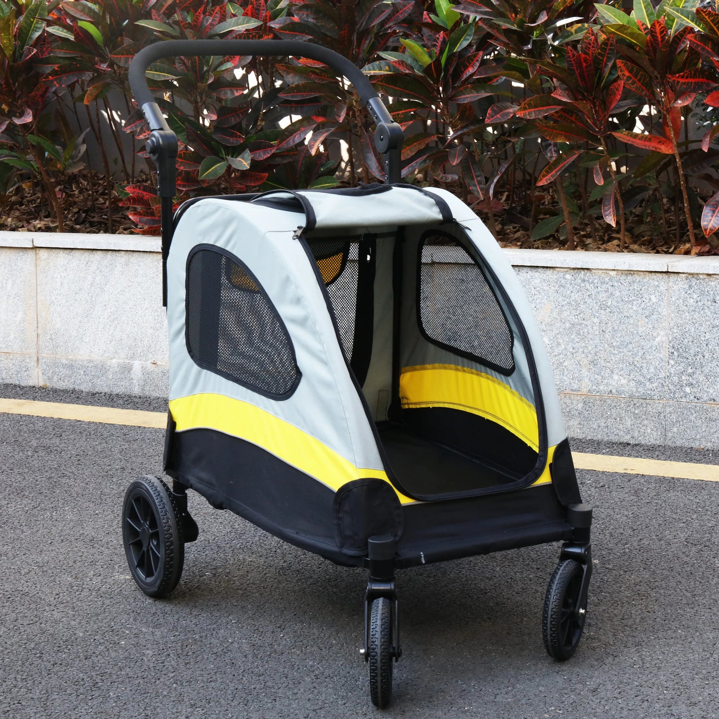 Portable Outdoor Pet Travel Stroller for Small Dogs and Cats