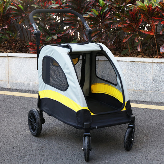 Portable Outdoor Pet Travel Stroller for Small Dogs and Cats