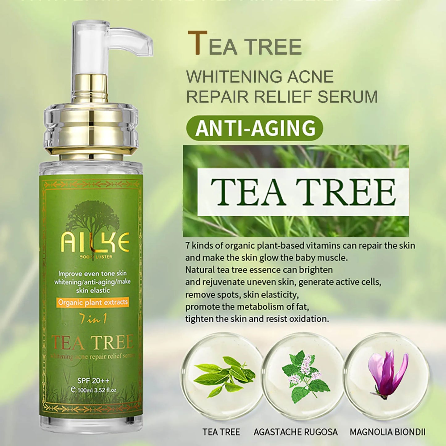 AILKE Hydrating Brightening Serum For Dark Spots And Wrinkles