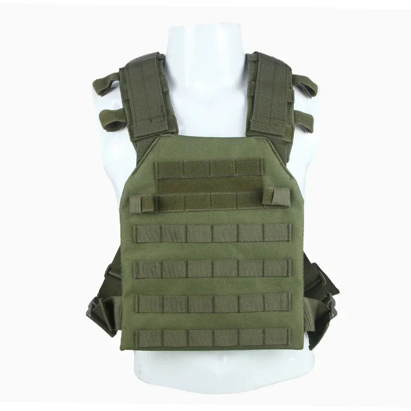 NONECN Military Tactical Vest Molle Plate Carrier Outdoor Training Gear