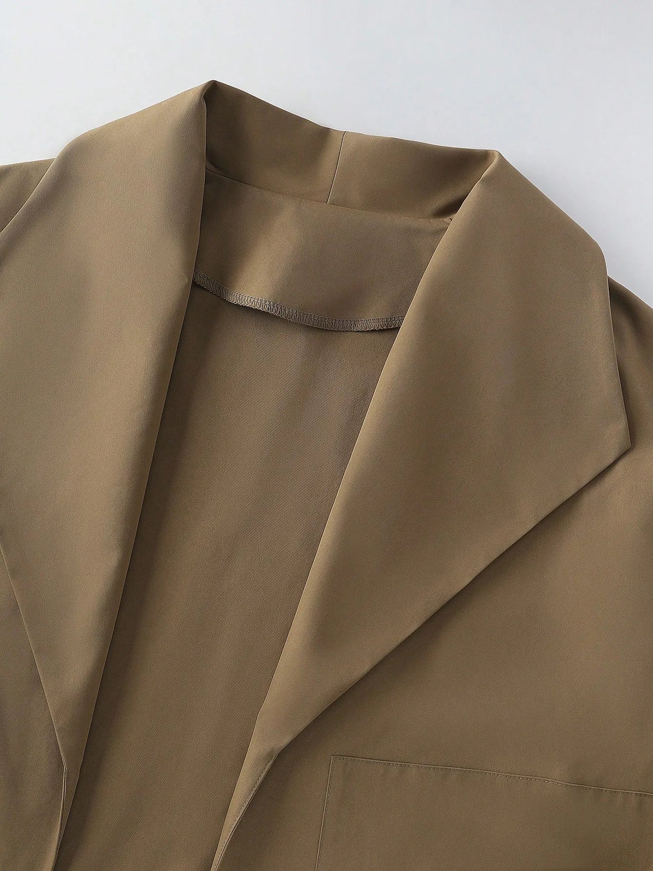 Women's Rolled Sleeve Windbreaker Jacket for Autumn