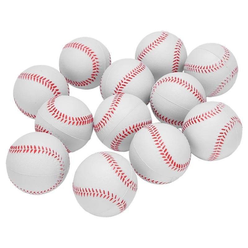 FGHGF 12 Pack Foam Baseball Softball Training Balls For Practice